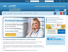 Tablet Screenshot of amcprep.com